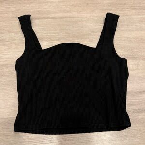 Reformation Black Tank Top